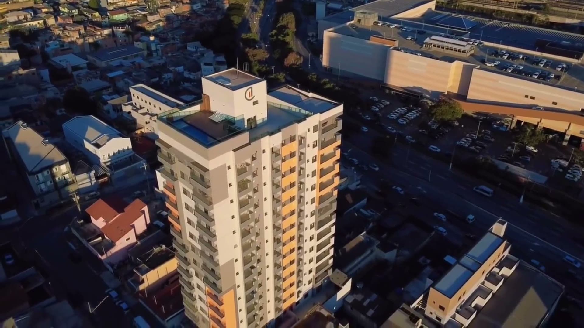 Vista aérea do Oberon Itaquera, empreendimento entregue pela Evoluc